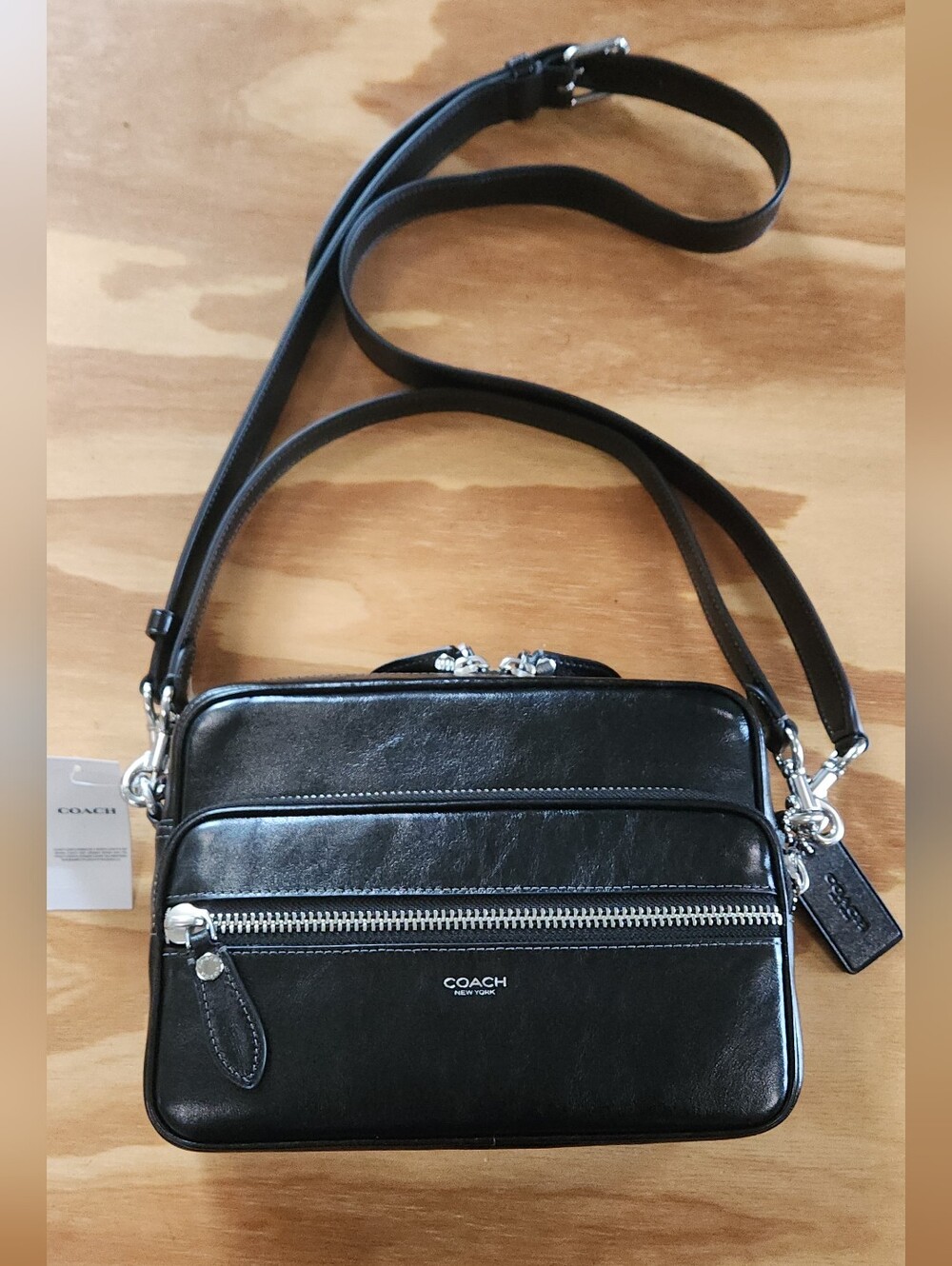 Coach Dakota Bag Black/Silver - Picture 2 of 15